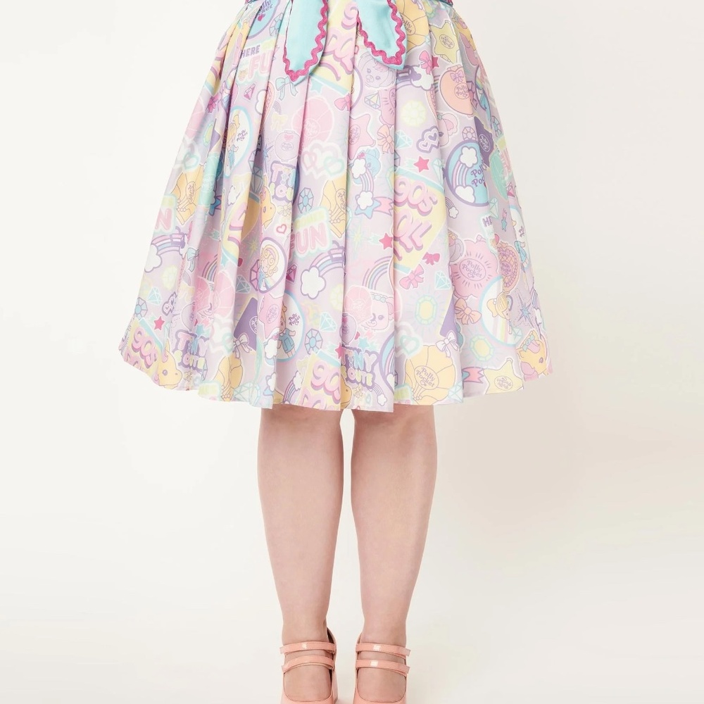 Unique Vintage Polly Pocket swing skirt